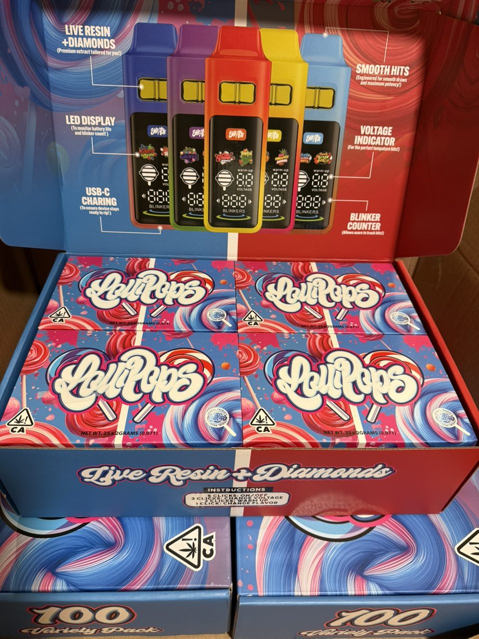Lollipops 2g Dual Chamber Device — Carts available in Los Angeles