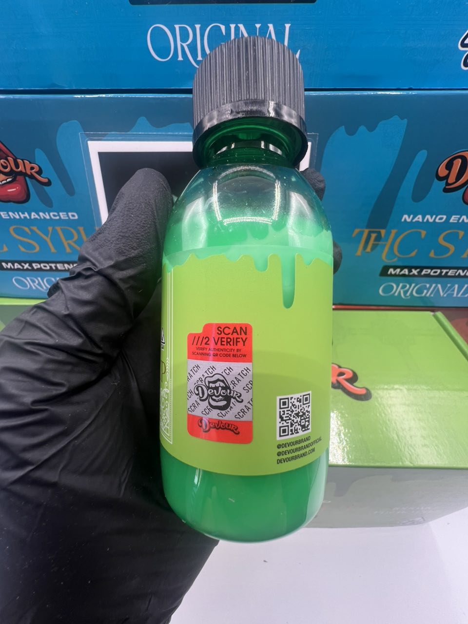 Devour 1000mg Nano-Enhanced THC Syrup 🔥🧃 — Sugar available in Los Angeles