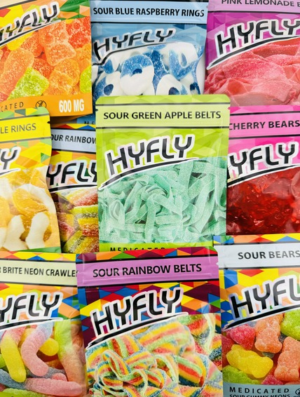 HYFLY: 600mg High-Potency THC Infused Gummies 🚨🍬 — Edibles available in Los Angeles