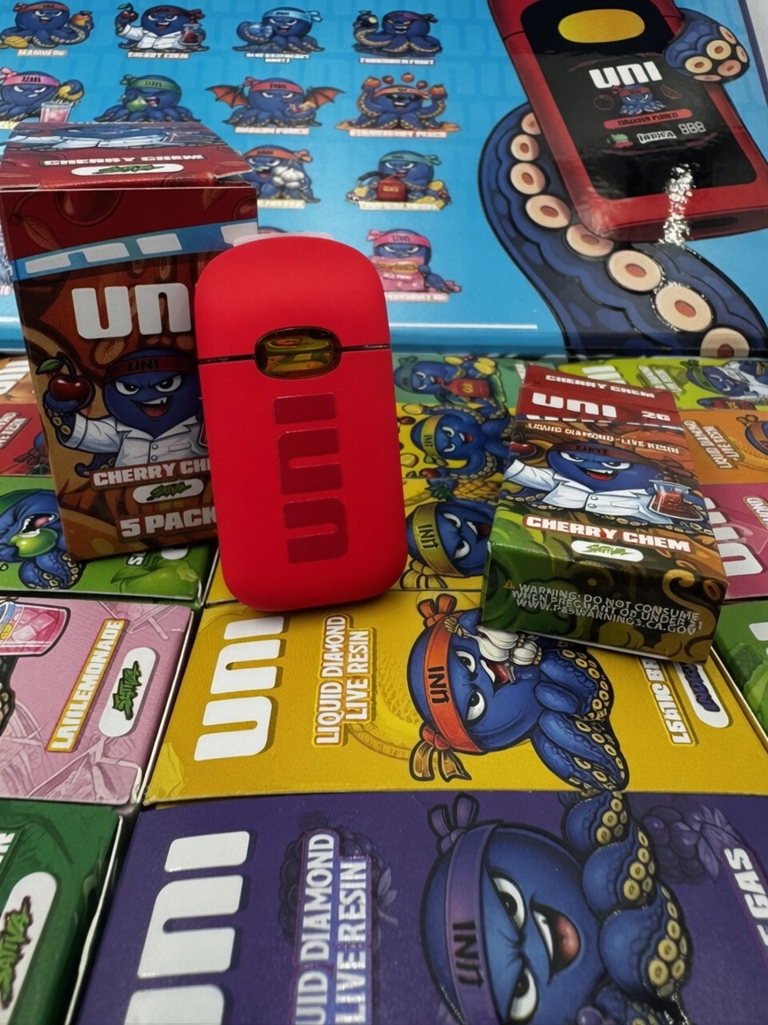 Uni Liquid Diamond + Live Resin 2G Disposable Vape 🔋 🍒 — Carts available in Los Angeles