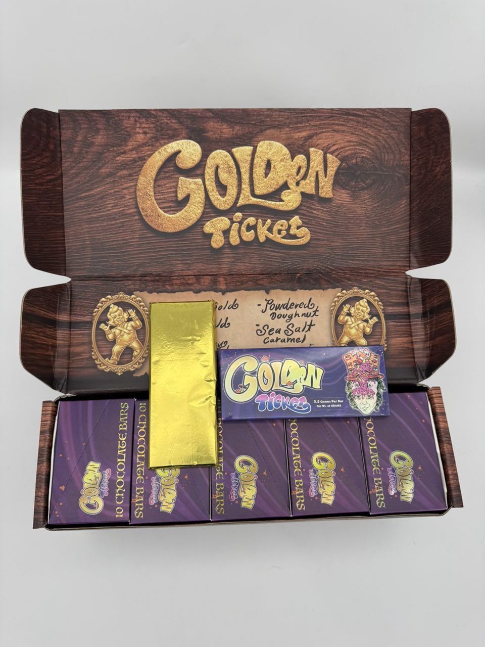 Golden Ticket   🚨3.5G Mushroom Infused Chocolate🚨 — Edibles available in Los Angeles