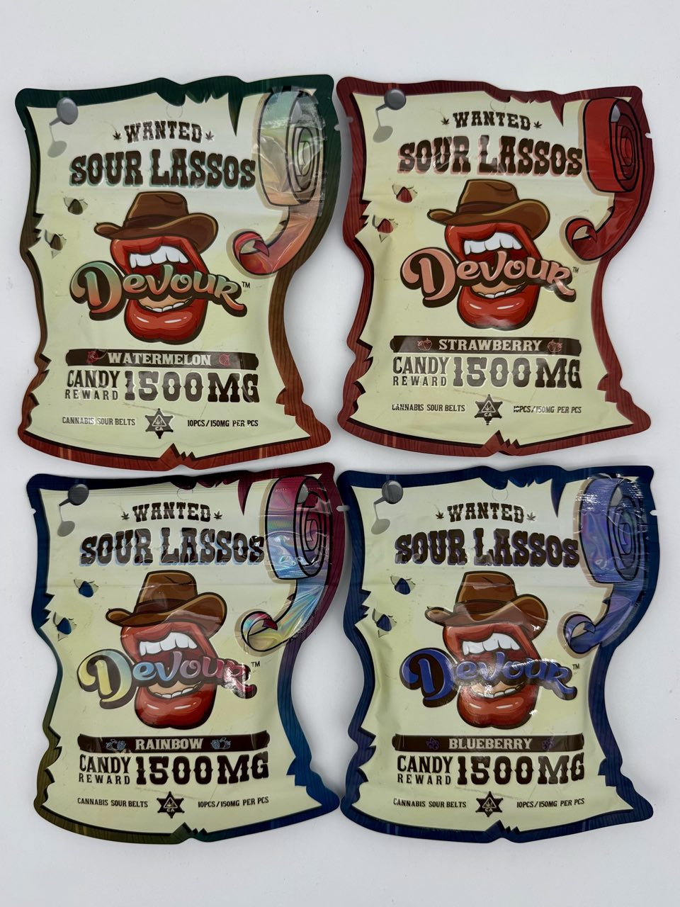 Devour - Sour Lassos   🚨1500mg THC Gummies🚨 — Edibles available in Los Angeles