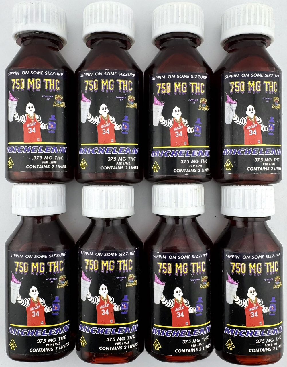 MICHELEAN -  750MG  THC SYRUP — Accessories available in Los Angeles